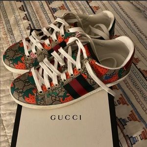 Strawberry Gucci sneakers